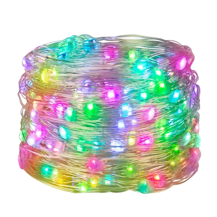 WS2812B RGB Copper LED Pixel String Dream Color 5m 50 leds Party Lights Birthday Decoration Light Addressable Individually DC5V