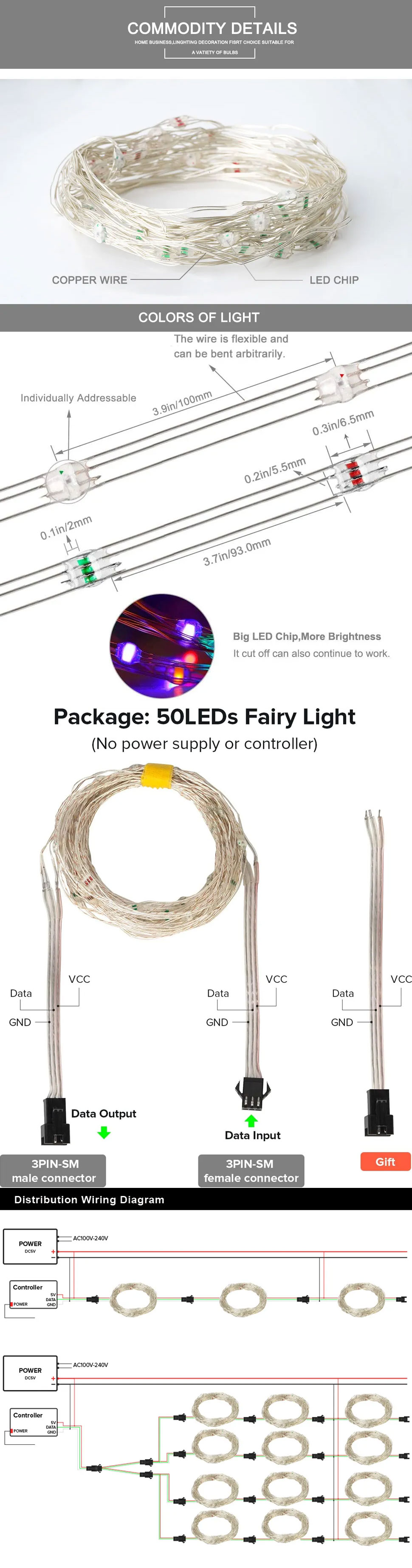 WS2812B RGB Copper LED Pixel